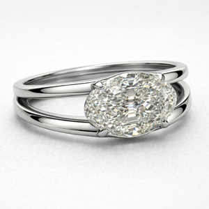 Anillo de Platino con Diamantes Cultivados en Laboratorio de Lujo para Mujer, con Artesanía Sofisticada, para Regalos de Boda, Compromiso y Aniversario - Product Image 6