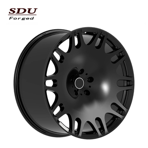 Jantes intelligentes de 23 pouces 2020 G63, motif de boulons <span class=keywords><strong>5x130</strong></span>, boulons centraux 84,1, jantes forgées, revêtement en poudre noir satiné - Product Image 1
