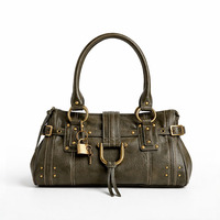 Sac fourre-tout de luxe tendance 2026, design de niche, style rétro, avec rivets, grande capacité, sac à main Y2K vieilli pour femme