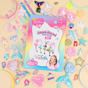 Wholesale DIY Fashion <b>Headband</b> Making Kit for <b>Kids</b> Girls DIY Hair Accessories Set Arts & Crafts Gift for Ages 5-12 Year Old - Product Image 6