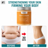 TWG RTS Vente Chaude Extraits Naturels de Plantes Crème Amincissante Corporelle Brûleur de Graisse du Ventre, Façonnante Anti-Cellulite et Favorisant la Transpiration