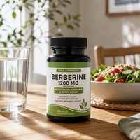 Complément Herbal OLLI OEM/ODM : Capsules de Berbérine Phytosome et Cannelle de Ceylan pour le Soutien de la Fonction Immunitaire, Modèle OLLI-GH003, 60 gélules