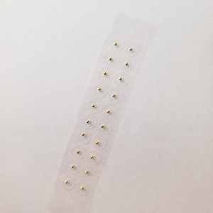1,5mm oro plateado claro oreja punto pegatinas oído presión acupuntura cuentas magnéticas auricular oreja semillas - Product Image 1