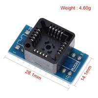 Adaptateur de programmeur universel USB PLCC20/28/32/44 vers DIP20/28/32/44, module de test de prise IC - GT888 pour RT809H T48 T76