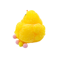 Jouets anti-stress en forme de poussin moelleux et extensible, nouveauté Kawaii, écologiques, pour filles, vente en gros