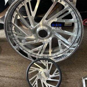 Cerchi Forgiati RCSR Custom da 19, 20, 22, 24, 26, 28 Pollici, Cerchi in Lega a Due Pezzi con Canale Profondo per Chevrolet 1500, 7, 8, 9, 10 Lips - Product Image 1