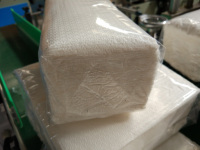 Machine d'emballage de mouchoirs en papier entièrement automatique à grande vitesse Xinyun, avec moteur à engrenages PLC, certifiée CE, 100-150 paquets/min