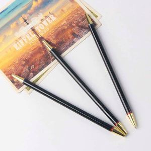 Wholesale Persol PS-20250819-12 High-End 1.0mm Slim Twist Metal Ballpoint <b>Pen</b> Double-End Two <b>Color</b> Ink Promotional Office Use - Product Image 2