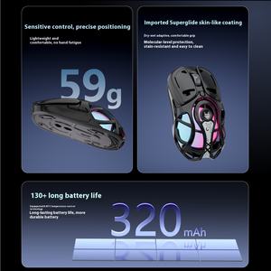 Souris sans fil légère Exploded The Third Mock Examination 2.4 GHz rechargeable pour jeux e-sport et bureau - Product Image 4