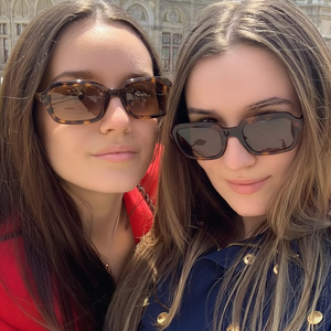 <b>Small</b> Round Frame Unisex Sunglasses Light <b>Weight</b> Polarized Trendy 2024 New Street Shooting Beach - Product Image 3