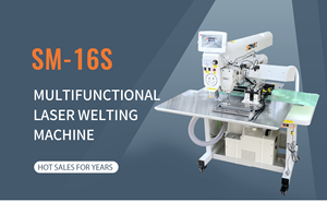 <span class=keywords><strong>Macchina</strong></span> da Cucire Industriale SOMAX SM-16S per Bordatura Laser Automatica di Abbigliamento, <span class=keywords><strong>Polo</strong></span> e Tasche dei Pantaloni - Product Image 5