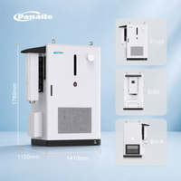 Armoire de batterie extérieure à refroidissement liquide 93/104/140/156 kWh, système de stockage d'énergie C&I, garantie 7 ans, compatible avec la plupart des onduleurs courants