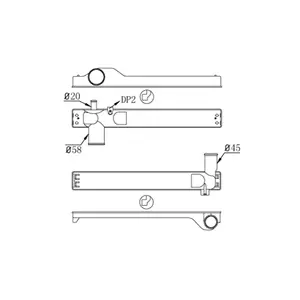 car engine for tata radiator plastic tank with pa66 gf30 auto share parts