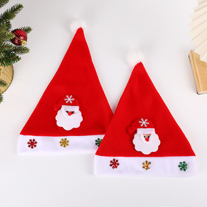 Chapeau <span class=keywords><strong>de</strong></span> Père Noël lumineux JIN PENG LED, rouge, pour adultes et enfants, décoration <span class=keywords><strong>de</strong></span> fête <span class=keywords><strong>de</strong></span> Noël - Product Image 6
