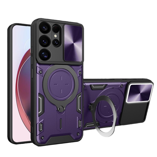 S25 Ultra Magnetic Phone Case for Samsung S25 Plus Camera Protector Phone Back Covers for Galaxy S25