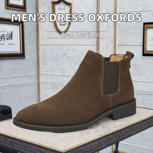 Zapatos de Vestir de Cuero Negro para Hombre, Hechos a Mano, Casuales, Formales, Estilo Oxford, Sin Cordones, Ligeros, para Boda, Negocios, con Suela de Goma - Product Image 2