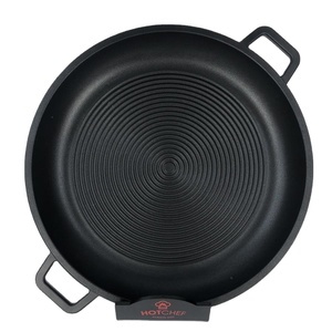 <span class=keywords><strong>Paellera</strong></span> redonda antiadherente de aluminio fundido con tapa, sartén antiadherente para Pizza, bandeja de hornear para cocina casera, <span class=keywords><strong>34</strong></span>/36 <span class=keywords><strong>Cm</strong></span> - Product Image 1