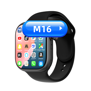 Top M16 reloj inteligente para estudiantes adultos Android 4G SiM tarjeta reloj S9 memoria grande WiFi descargable cronógrafo TFT Silicona - Product Image 5