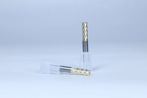 Fresa de 4 lados con revestimiento NACo de acero inoxidable de 68 grados, herramienta de fabricación de precisión, ODM OEM - Product Image 5