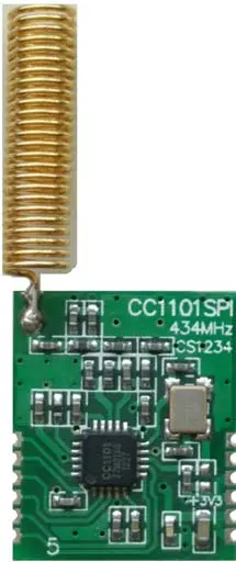 Low Cost CC1101SPI Ti-CC1101 frequency bands 434MHz/470MHz/868MHz/915Mh IoT Solution Low-Power Consumption Sub-G Module