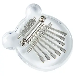 Nhà Máy Cung Cấp Trực Tiếp Rắn Gỗ 8-Tone Mini Ngón Tay Cái Đàn Hạc Pha Lê Kalimba Cụ Bán Buôn Dễ Dàng Để Tìm Hiểu Dễ Dàng Để Được Một Nhạc Sĩ