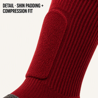Chaussettes de ski et de snowboard en laine mérinos personnalisées avec logo OEM, longues, à compression, chaudes pour l'hiver, pour le sport