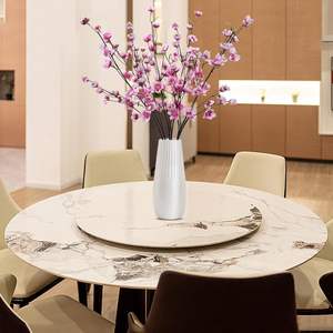 Venta al por mayor de fábrica: Arreglo floral realista de margaritas, delicadas ramas largas, sauce de nieve flotante y rosas de seda para decoración de sala de reuniones y Pascua. - Product Image 5