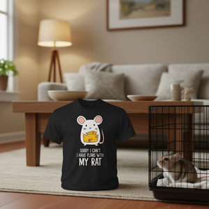 Lo siento, no puedo, tengo planes con mi camiseta Rat. - Product Image 3