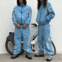 Ensemble de survêtement de course en plein air pour hommes, coupe-vent imperméable léger de haute qualité en polyester, taille plus, OEM