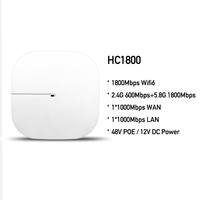 Punto de Acceso Inalámbrico AX3000 WiFi6 de Doble Banda Gigabit para Montaje en Techo Interior, Red Mesh PoE de 48V para Empresas, Oficinas y Hoteles