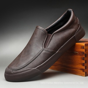 Zapatos Casuales de Cuero para Hombre, Mocasines Transpirables, Zapatillas Deportivas para Hombre 2025, Nuevas Zapatillas Planas de Cuero PU Cómodas para Hombre - Product Image 3