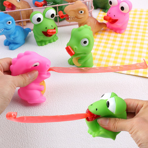 Most Popular Frog Dinosaur Sticking Tongue Out Novelty Stress Relief Toys Christmas Party Gifts for Kids Boys and Girls - Product Image 6