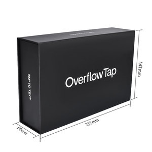 Magnetic <b>Boxes</b> for <b>Black</b> High Quality <b>Gift</b> Box Packaging With Custom NFC Card Paper Box - Product Image 2
