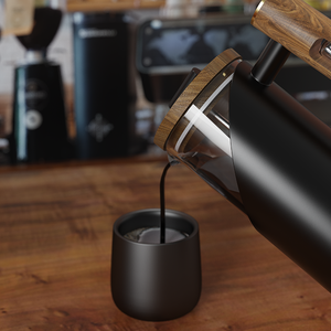 DHPO เหยือกแก้ว800มล. ที่ชงกาแฟ, ที่ชงกาแฟฝรั่งเศสฝาปิดนาฬิกาทรายจับเ<span class=keywords><strong>ว</strong></span>ลาขวดสุญญากาศสไตล์ฝรั่งเศส - Product Image 5