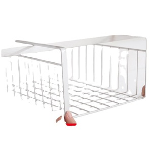 LEC Kitchen Cabinet Organizer 2 Tier <b>Wire</b> <b>Rack</b> Storage <b>Shelf</b> For Dishware And Utensils - Product Image 4