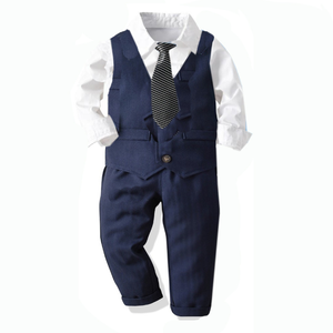 Уличная Мода США, формальный костюм для мальчиков, одежда для маленьких детей, заводская цена, хорошее качество, дизайнерская одежда для мальчиков - Product Image 6