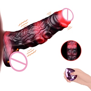 Anillos Vibradores para Pene, Fundas Extensoras Reutilizables, Condones, Dildos, Juguetes Sexuales para Hombres, Venta al Por Mayor - Product Image 1