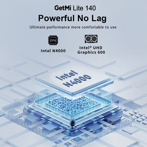 Getmi Lite 140คีย์บอร์ดหน้าจอ SSD HD 128GB DDR3 N4000โน้ตบุ๊ค Intel 14นิ้วเป็นภาษาอังกฤษ - Product Image 3