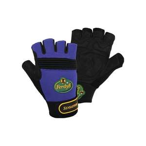 Leipold + Döhle Guantes Ciclismo Sensation talla L negro/azul Cuero sintético/elastano EN 388 PPE categoría II - Product Image 1