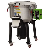 Machine de mélange verticale de matières premières plastiques, en acier inoxydable, 50KG, granulés de plastique, YA-HL50KG couleurs