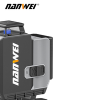 NANWEI Niveau laser professionnel à auto-nivellement 16 lignes 4D Fil 360 degrés Haute précision Outils industriels d'extérieur Batterie