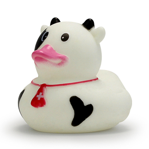 Phim Hoạt Hình Bé Tắm Đồ Chơi Có Thể Ép Cao Su Vịt & Bò Cho Ngoài Trời Nước Chơi Bò Làm Cho Âm Thanh Khi Ép - Product Image 3