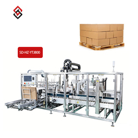 Machine intégrée automatique numérique d'érection, d'emballage et de scellage de cartons avec détection de défauts PLC et alarme haute précision pour l'industrie alimentaire et chimique