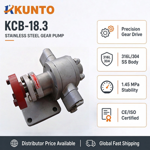 ปั๊มเกียร์สแตนเลส Rundao KCB-18.3 แรงดันสูง 1.45MPa สำหรับงานอุตสาหกรรม  ได้รับการรับรองมาตรฐาน CE ISO - Product Image 3