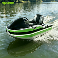 Bateau à réaction électrique 15KW 72V 90Ah, kart aquatique, bateau de dérive sur lac, kart aquatique pour location en parc aquatique sportif
