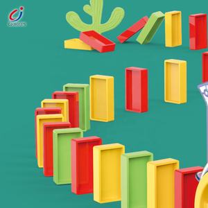 Ensemble de jeu de train de dominos automatique Chengji pour enfants, train de dominos <span class=keywords><strong>électrique</strong></span> avec son, <span class=keywords><strong>mini</strong></span> train de dominos transparent pour enfants - Product Image 4