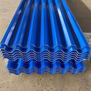 Venta Directa de Fábrica, Láminas de Acero Corrugado con Recubrimiento de Color, Láminas para Techos PPGI, Lámina de Acero Galvanizado Prepintada, Corte y Soldadura - Product Image 3