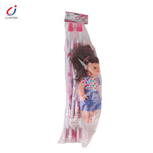 Chengji Bestseller Kinder-Rollenspielzeug 10 Zoll Puppenwagen Günstiger Klappbarer Lieblicher Babypuppen-Kinderwagen Spielzeug - Product Image 5