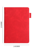 Cahier d'affaires A5/A4/A6 avec logo personnalisé en gros planificateur d'enregistrement en cuir épais avec papier imprimé cadeau scolaire
