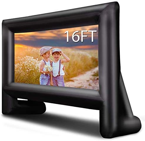 Hot Sale Automatic Portable TV Projector Advertising Inflatable Movie Screen
